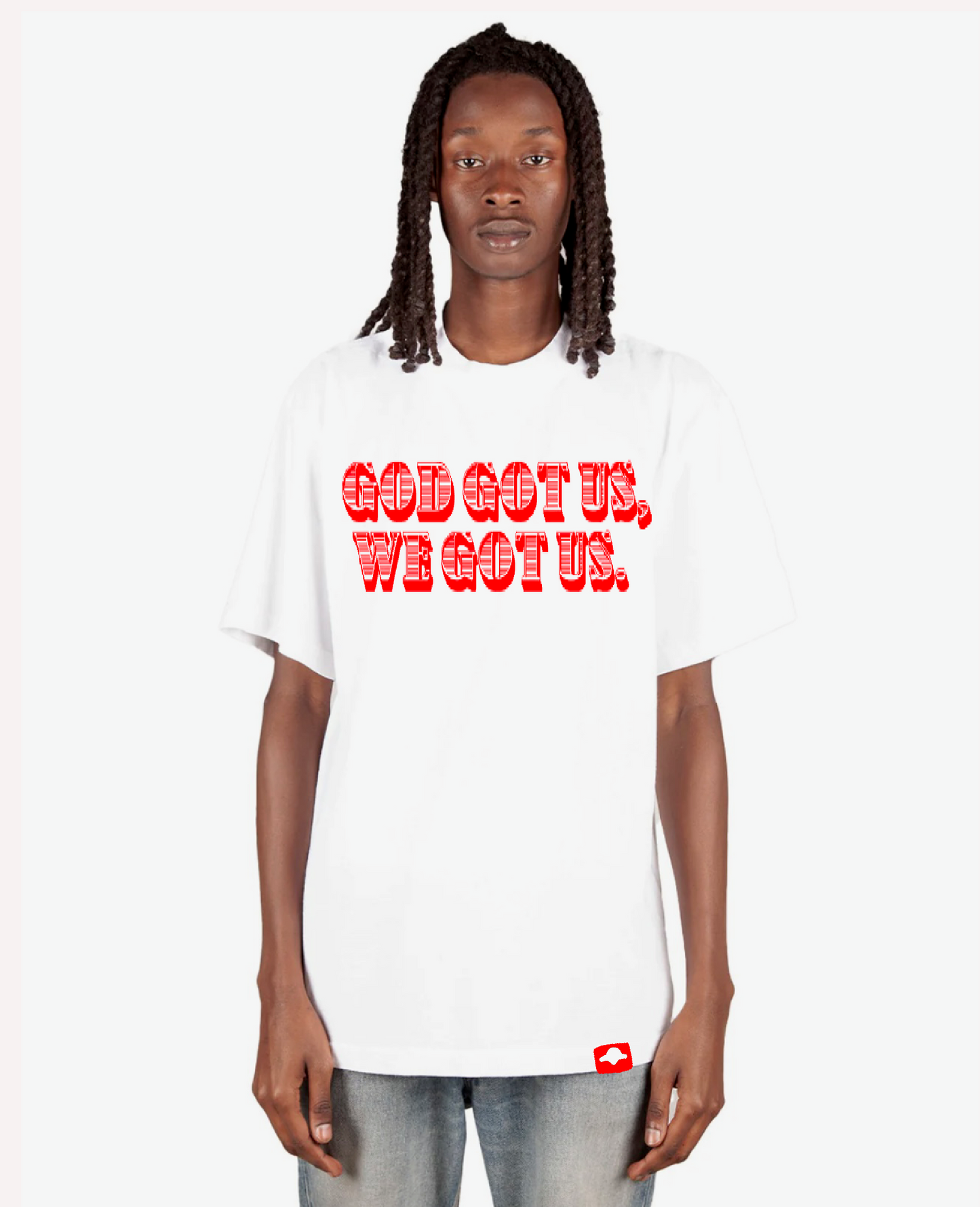 'GOD GOT US, WE GOT US.' TEE v1 (TREE AFFIRMATIONS™️)