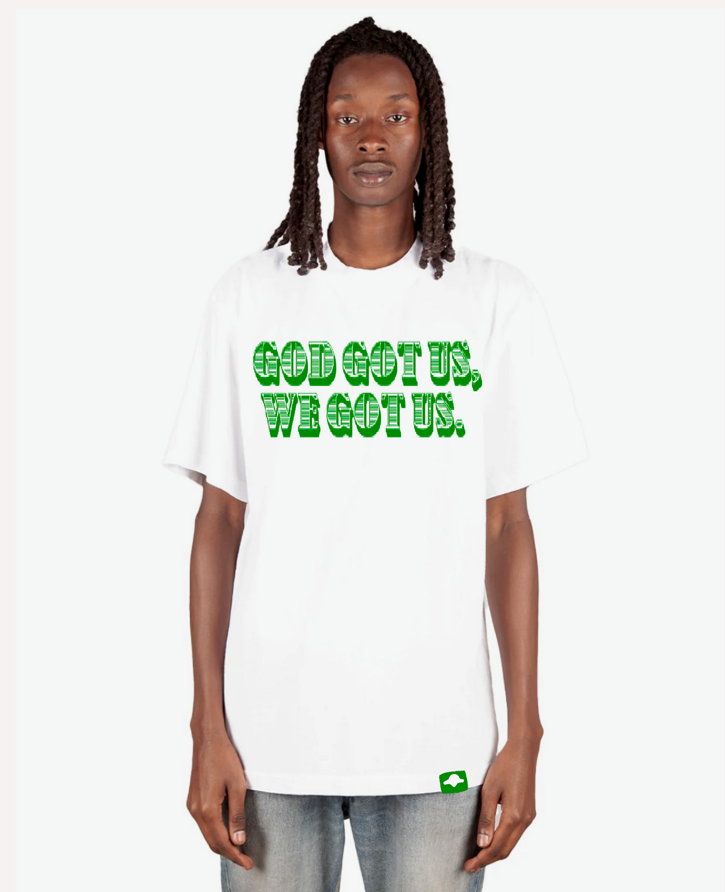'GOD GOT US, WE GOT US.' TEE v1 (TREE AFFIRMATIONS™️)