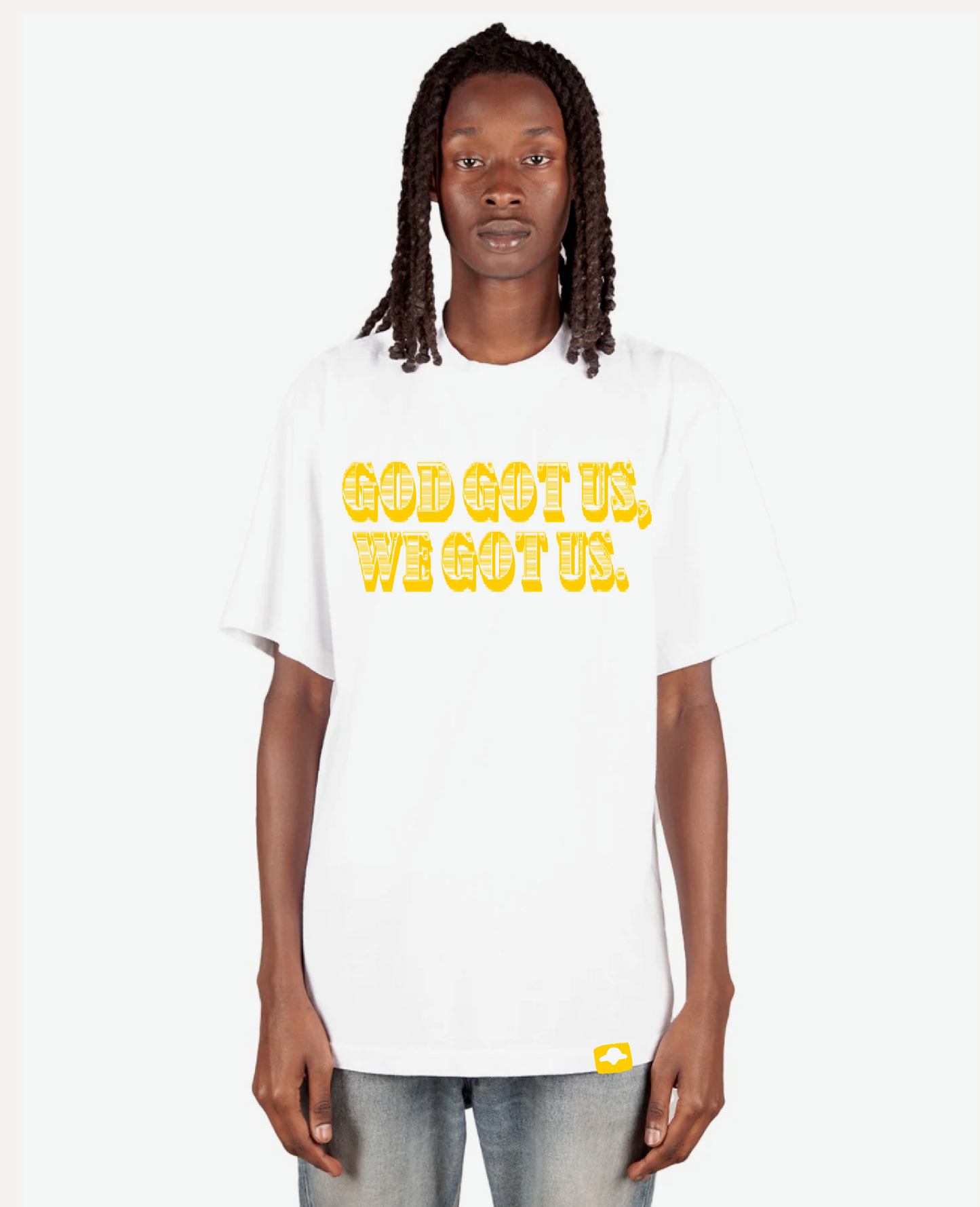 'GOD GOT US, WE GOT US.' TEE v1 (TREE AFFIRMATIONS™️)